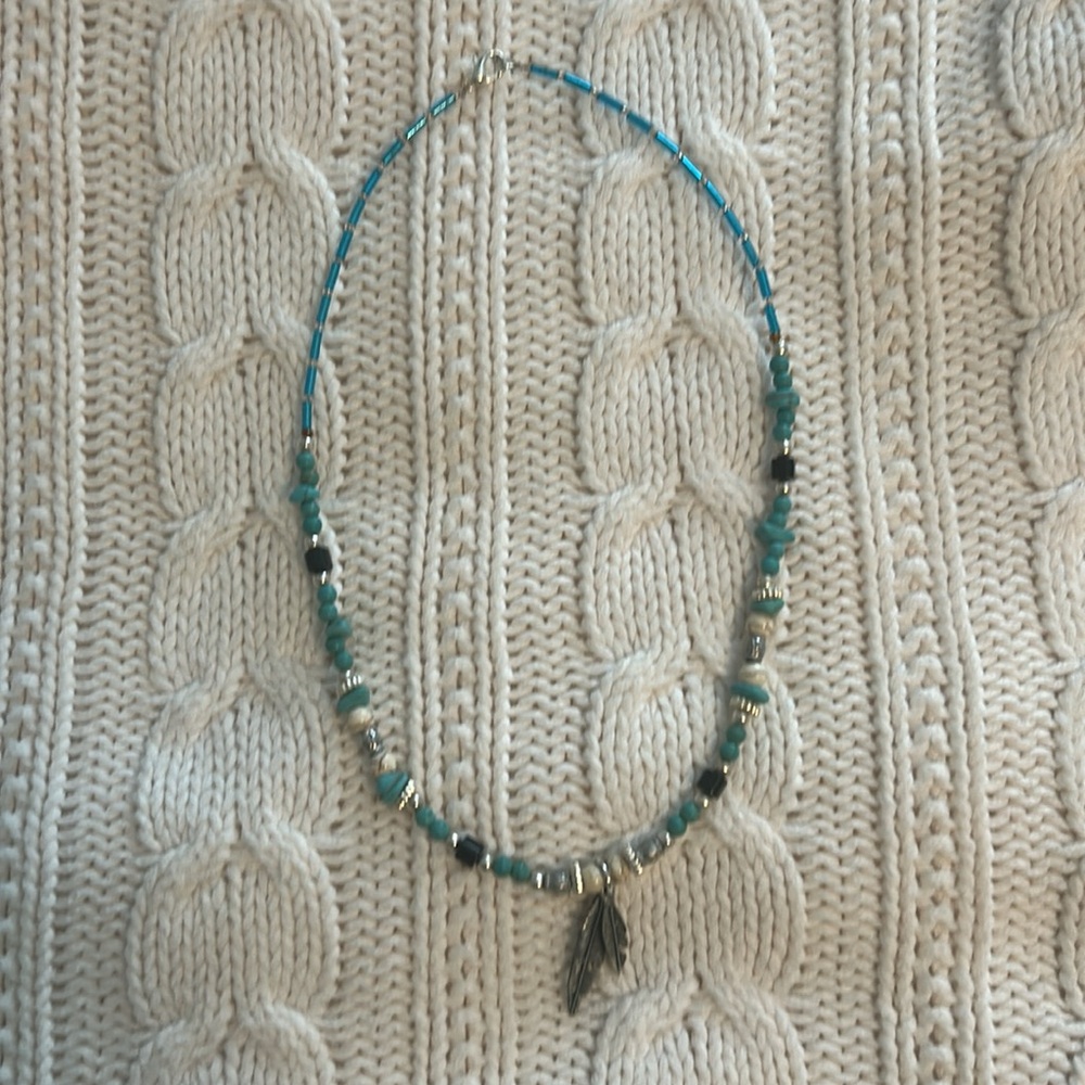 Beaded Turquoise Necklace
